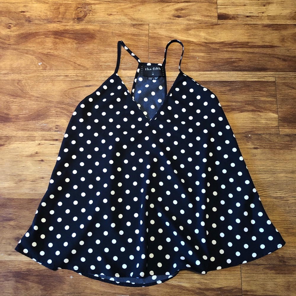 The Fifth Label Polka Dot Razorback Tank - Picture 2 of 3